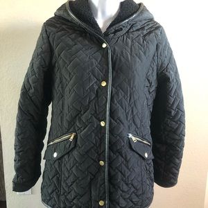 Cole Haan hooded coat